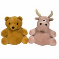 7" Bear/Tan Bull Reversible Puppet